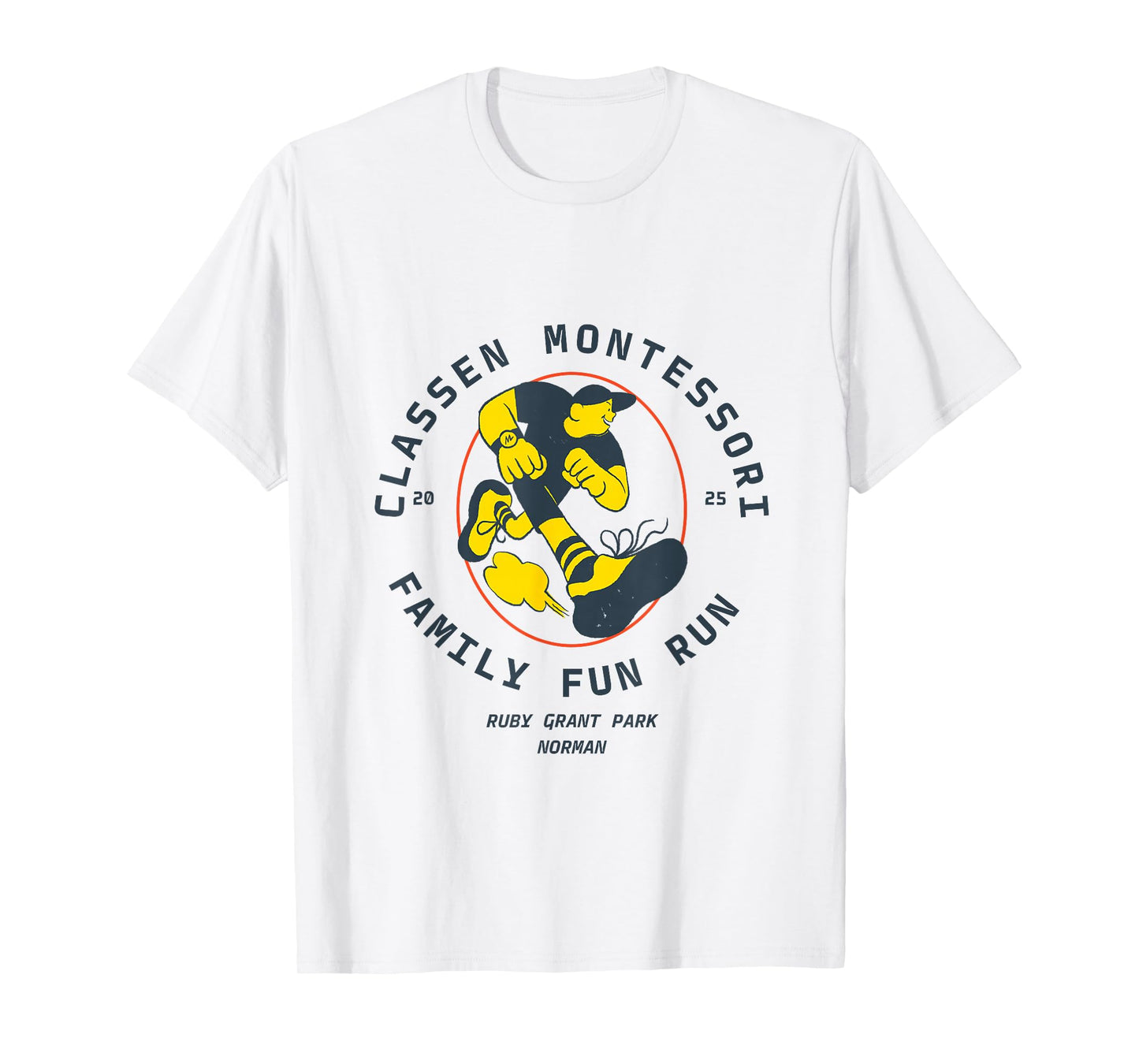 CLASSEN Montessori School Family Fun Run 2025 T-Shirt