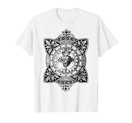 Vintage Sacred Heart of Jesus Symbol Traditional Catholic T-Shirt
