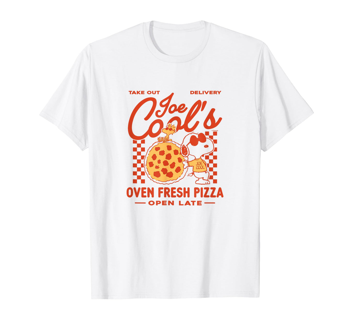 Peanuts - Joe Cool Pizza T-Shirt
