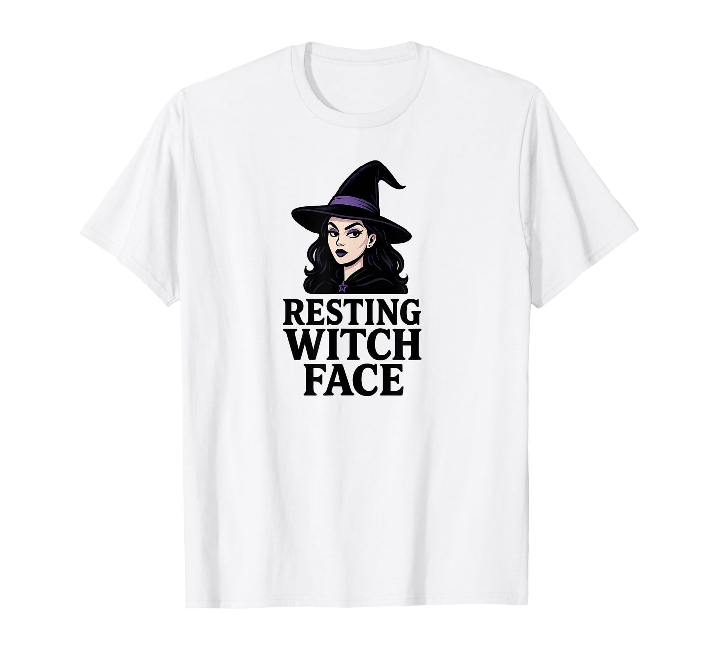 Resting Witch Face Funny and Sarcastic Halloween for Women T-Shirt