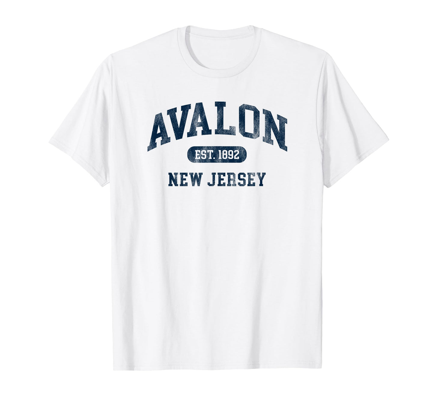 Vintage Avalon New Jersey Retro Preppy Throwback Mens T-Shirt