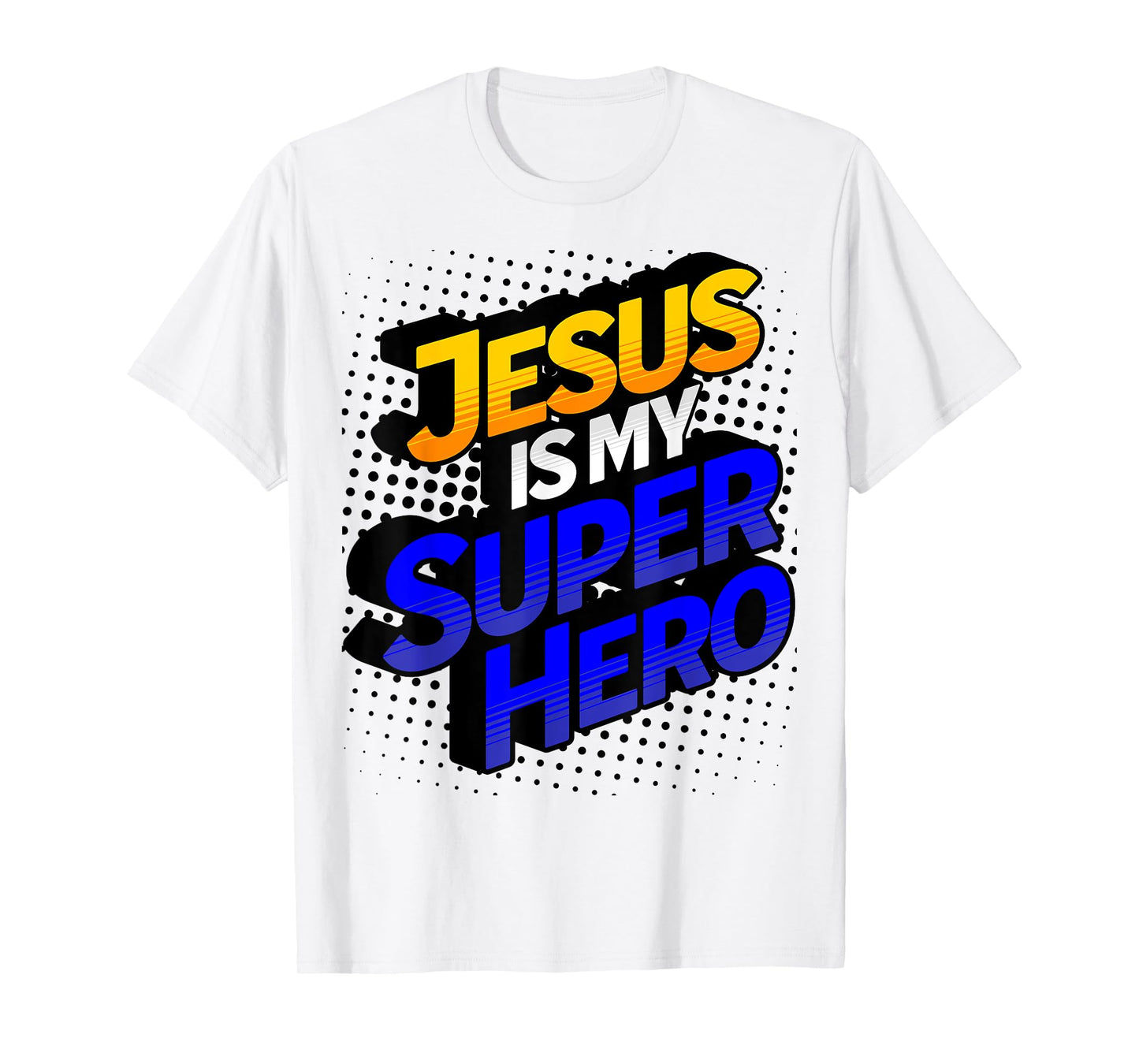 Jesus Is My Superhero Comic Book Christian T-Shirt