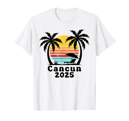 Cancun 2025 Family Trip Friends Group Vacation Matching T-Shirt