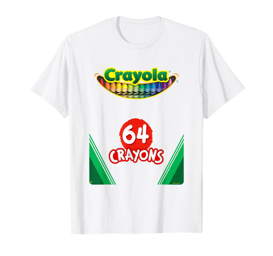 Crayola Halloween Colorful Vintage Crayon Box Costume T-Shirt