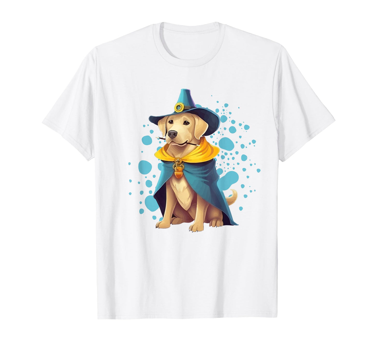 Halloween Witch Costume Labrador T-Shirt