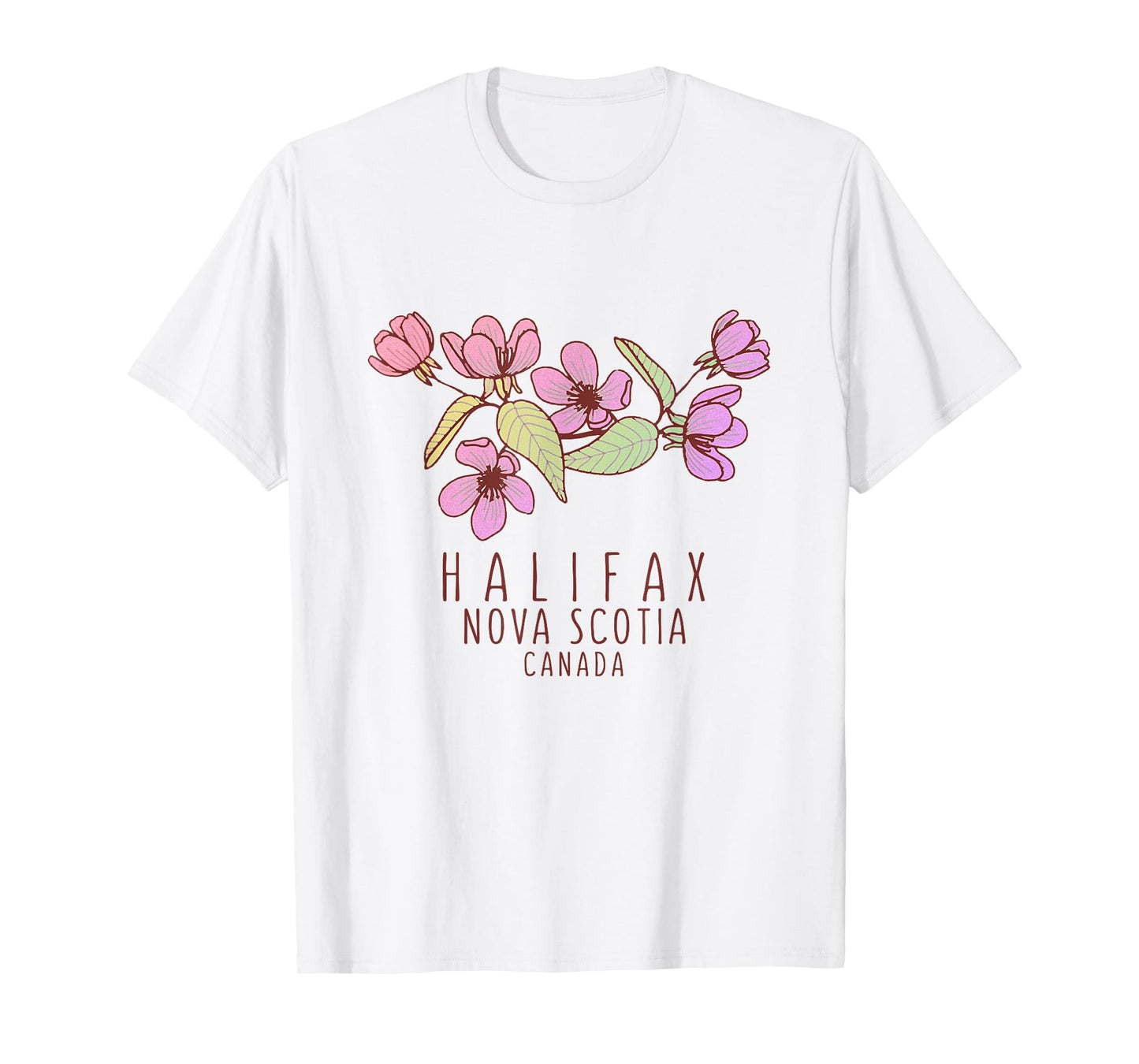 Halifax Nova Scotia Canada Wildflowers T-Shirt