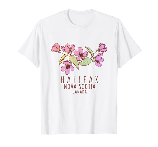 Halifax Nova Scotia Canada Wildflowers T-Shirt