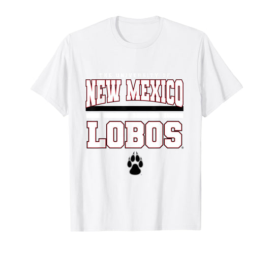 License Champs New Mexico Lobos NCAA Team T-Shirt - Red, Small, Short Sleeve, Classic Fit, Round Neck, Pull On, 1 Count, Non-Stretchable, Sports Fans, All Ages, Unisex-Kids