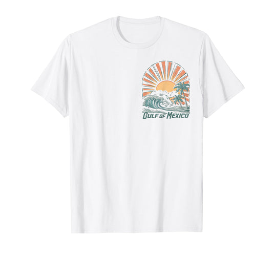 (2sided Front+Back) Gulf of Mexico, Gulf Coast Sunset T-Shirt