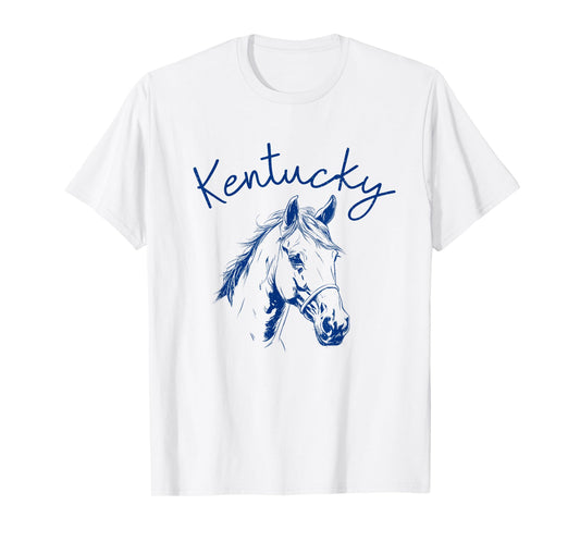 Kentucky Cute Horse Women Girls T-Shirt