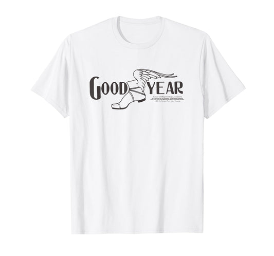 Goodyear Official Vintage Stylized Logo T-Shirt