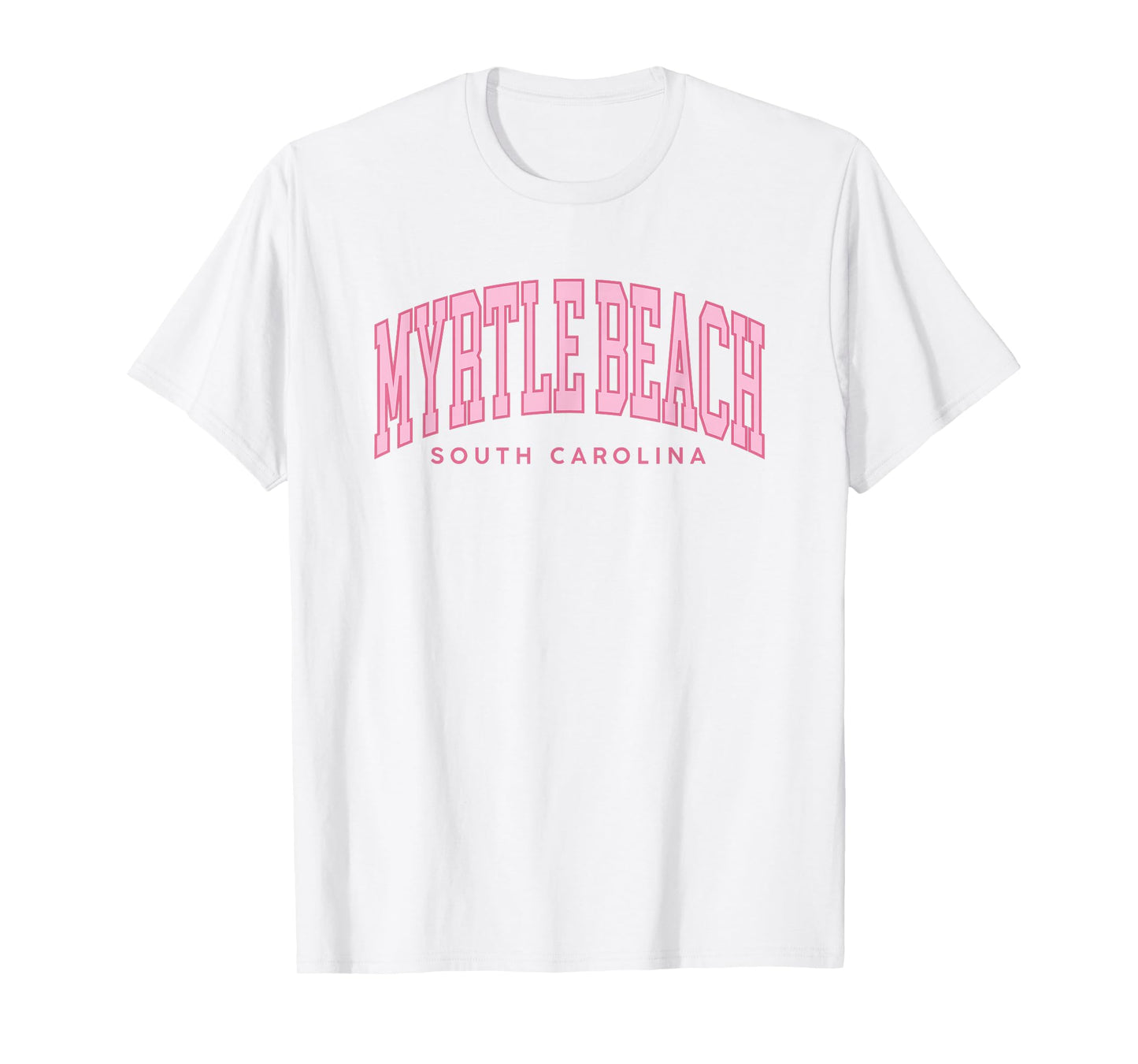 Retro Myrtle Beach South Carolina beach womens girls summer T-Shirt