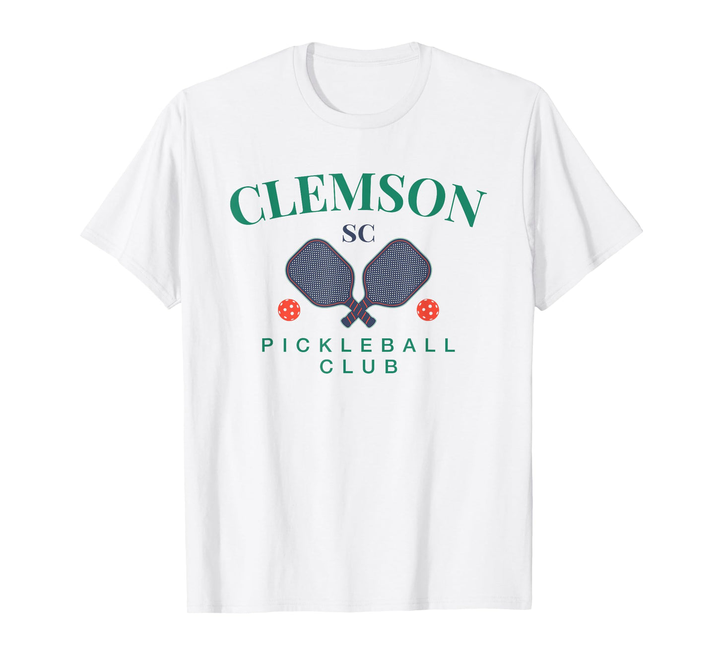 Clemson, SC Pickleball Club Tee for Paddle Players T-Shirt