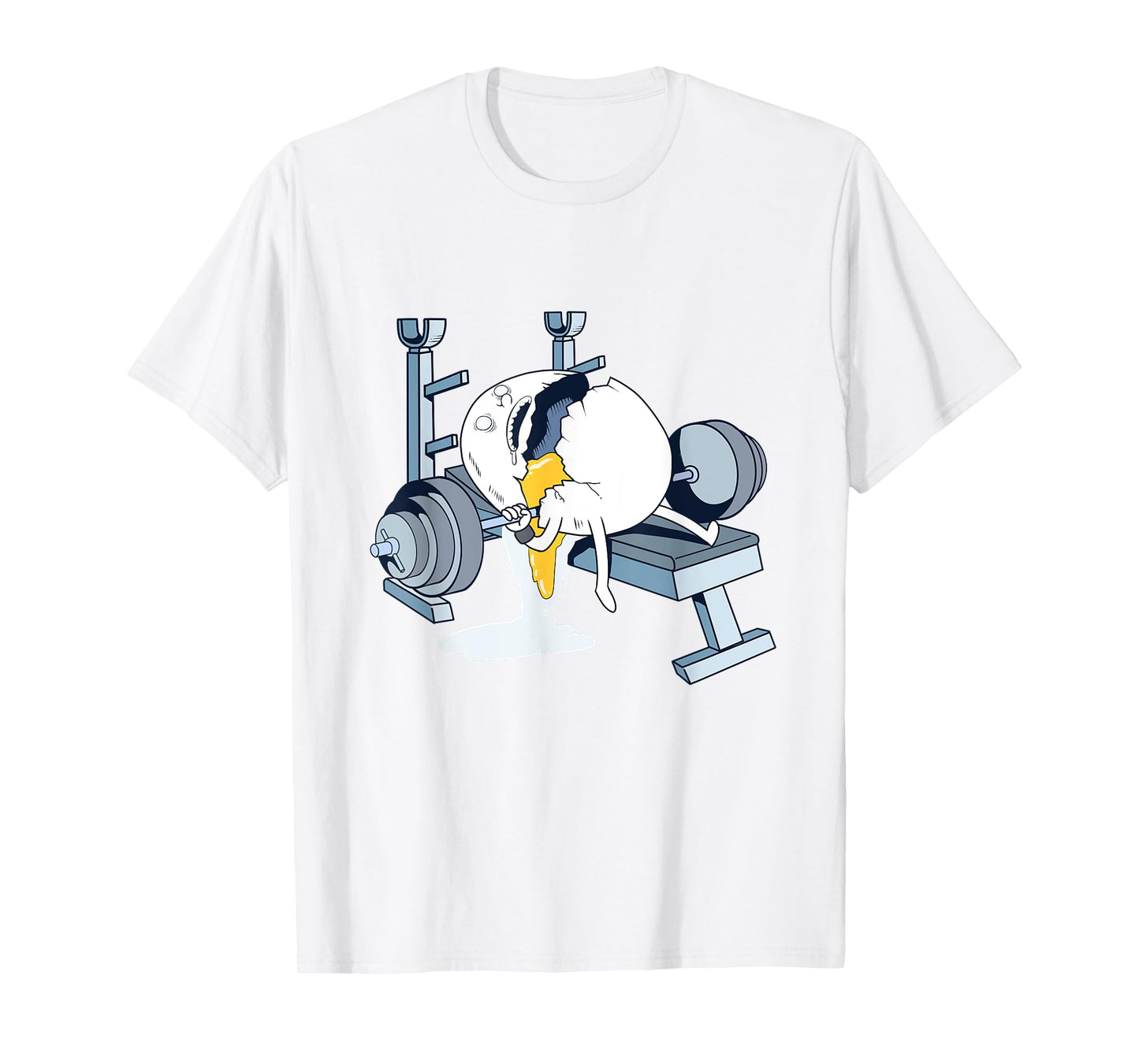 Egg Workout Accident T-Shirt Fun Gym And Diet Shirt Lifting T-Shirt