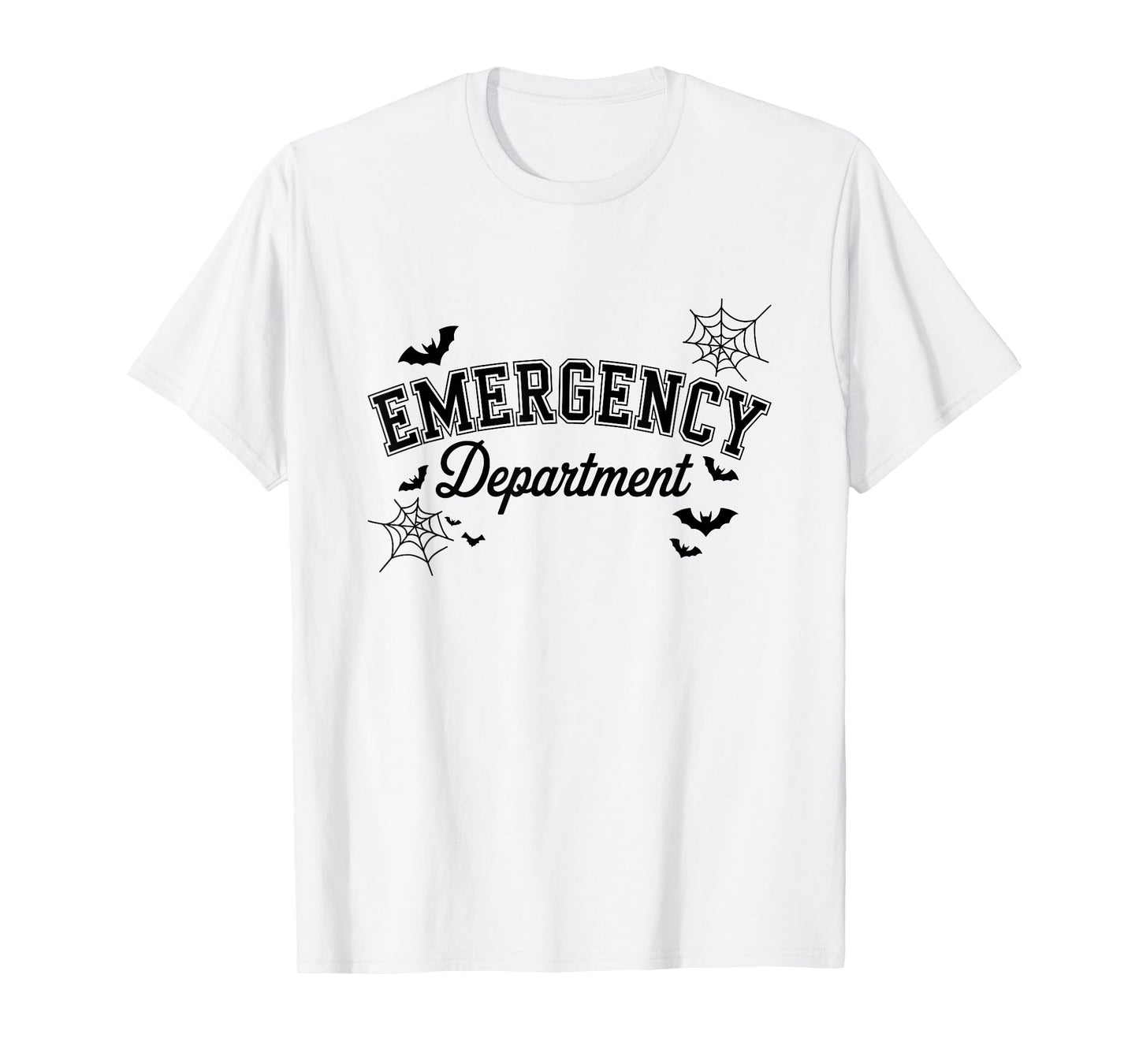 Emergency Department Halloween Nurse Spooky Autumn Fall T-Shirt