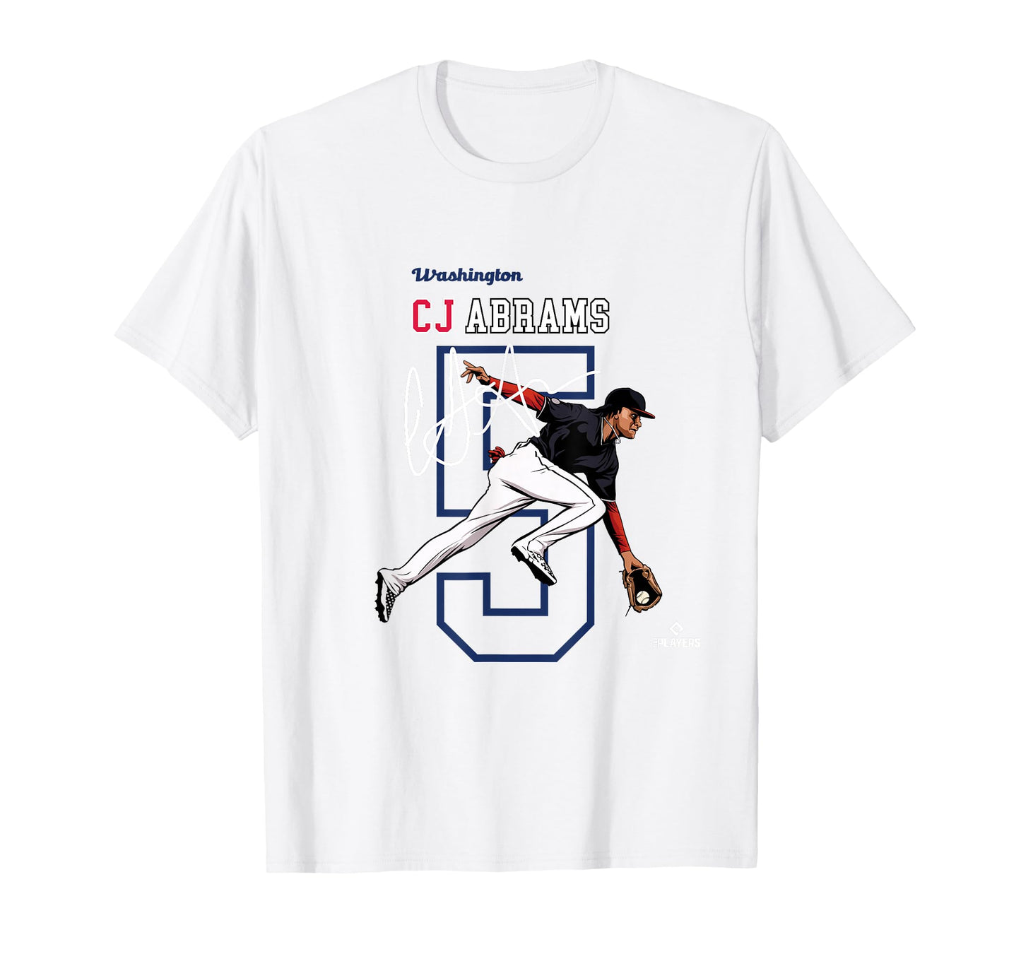 License Champs | Washington Baseball Fans | CJ Abrams MLBCJBRA3004 T-Shirt
