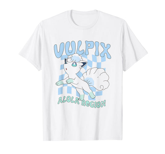 Pokémon Vulpix Alola Region Ice Type Majestic Portrait T-Shirt