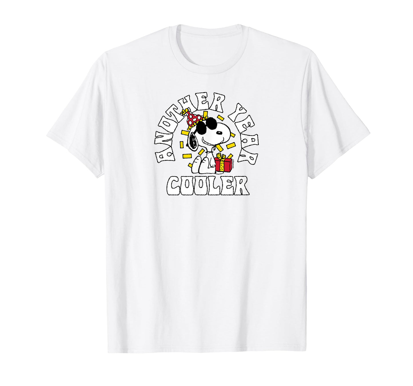 Peanuts - Snoopy Birthday Another Year Cooler T-Shirt
