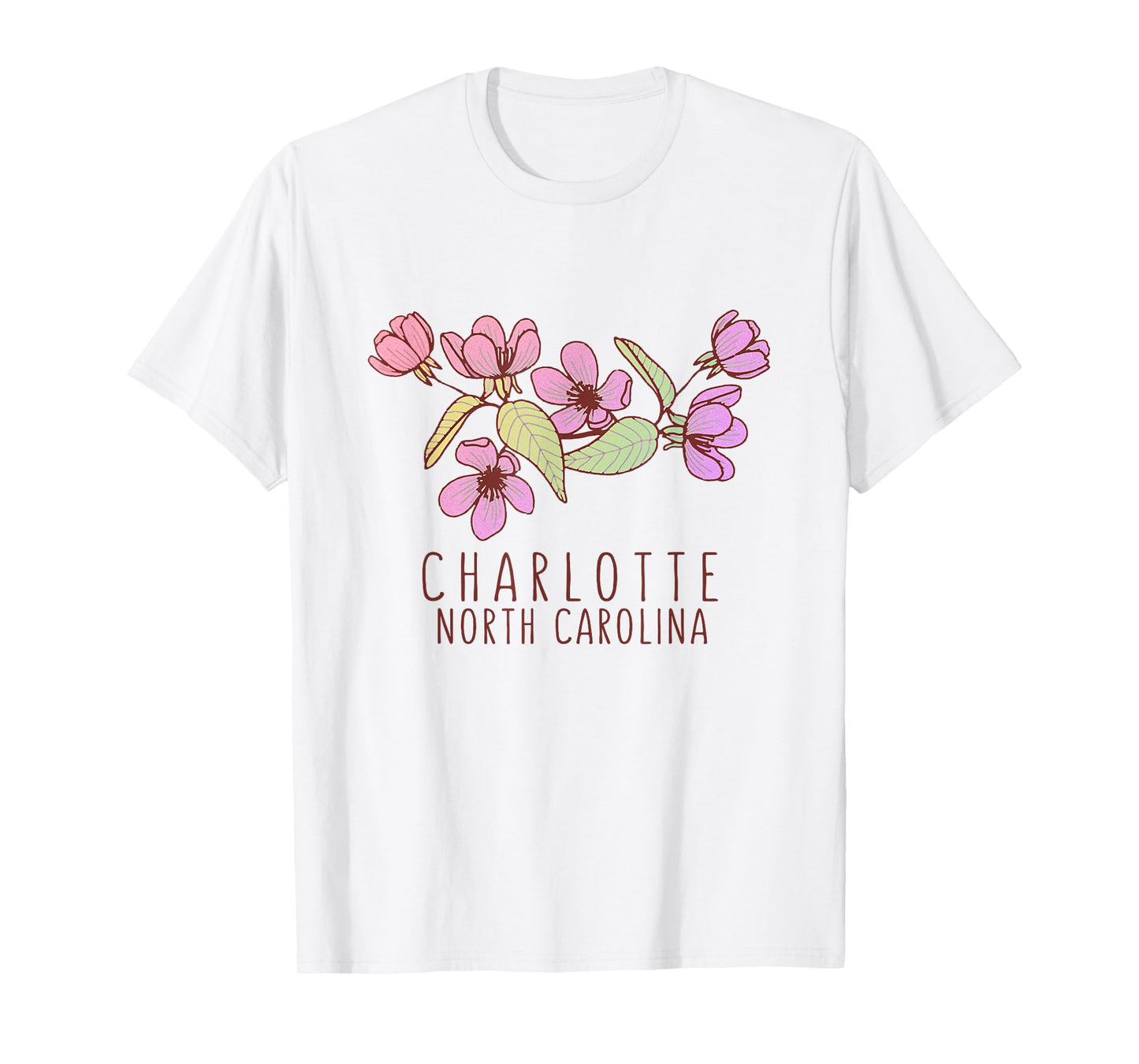 Charlotte North Carolina Wildflowers - Charlotte NC T-Shirt