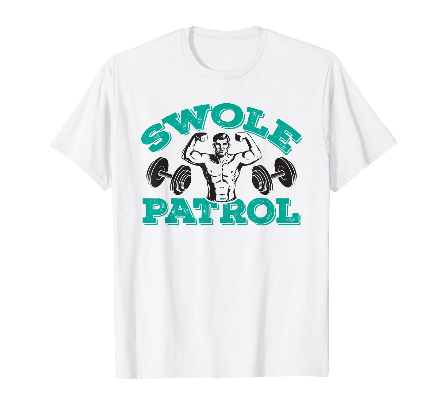 Swole Patrol – Dad working out & weightlifting T-Shirt