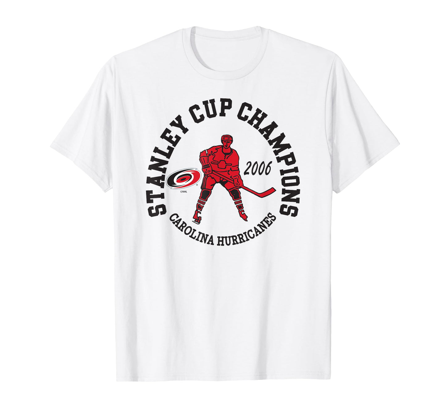 Carolina Hurricanes Stanley Cup Champions 2006 Gray T-Shirt