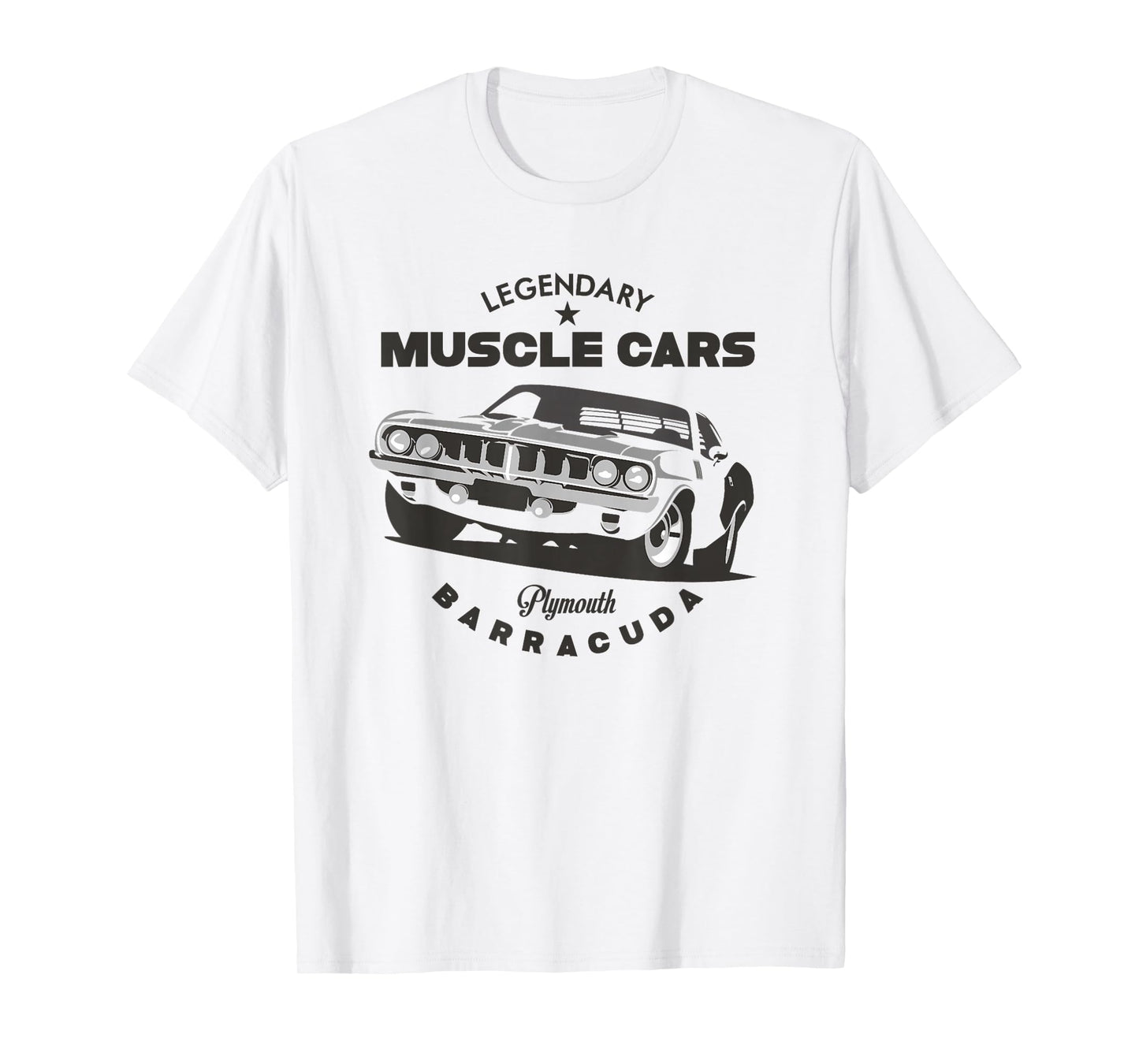 Legendary Muscle Car Barracuda Cuda Classic Vintage 1970s T-Shirt