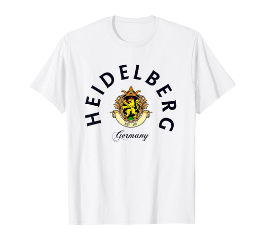 Heidelberg Germany Travel Vintage German Park T-Shirt