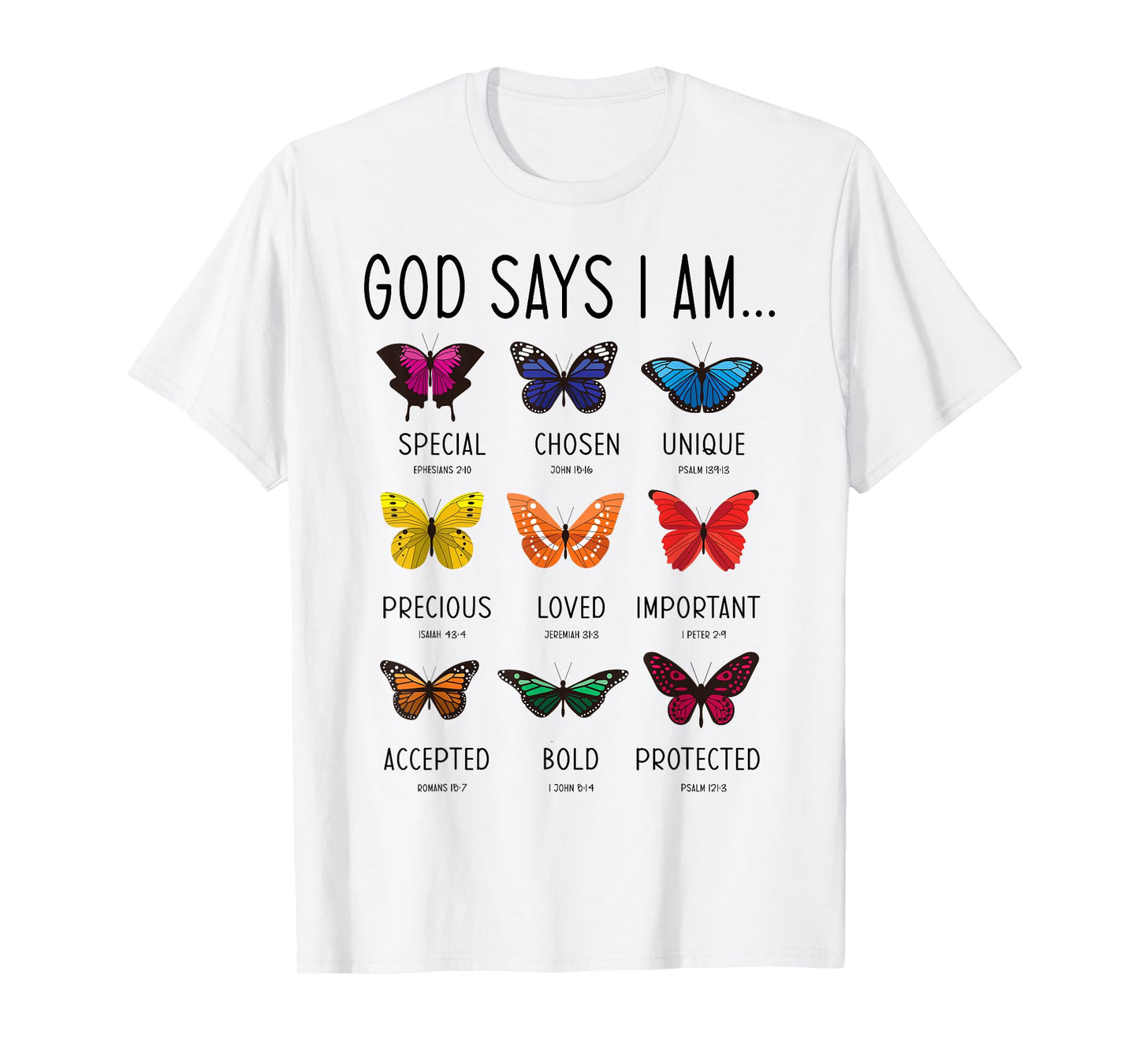 god says i am special Bible Verse Religious Christian T-Shirt