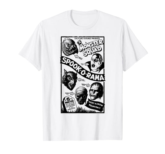 Vintage Halloween Spook-O-Rama Horror Show Monster Squad T-Shirt