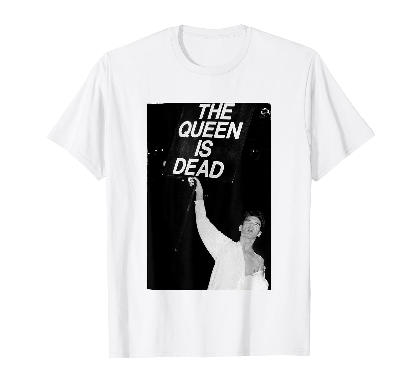 The Smiths Morrissey Queen Is Dead Sign By Stephen Wright T-Shirt