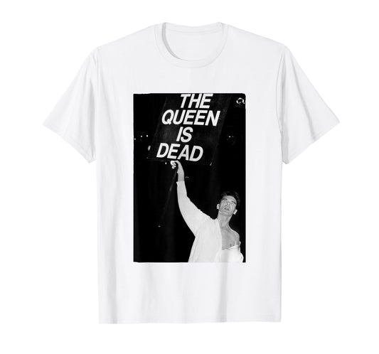 The Smiths Morrissey Queen Is Dead Sign By Stephen Wright T-Shirt
