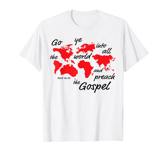 Christian Bible T-Shirt, MIssion Trip Jesus Tee T-Shirt