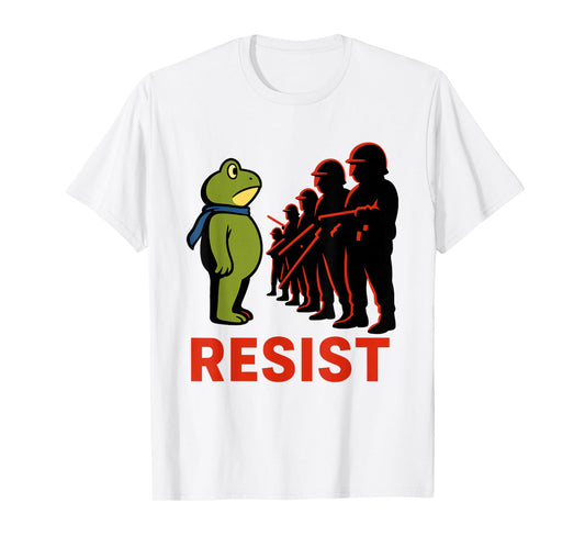 Vintage Portland 2025 Resist Portland Frog Protest Men Women T-Shirt