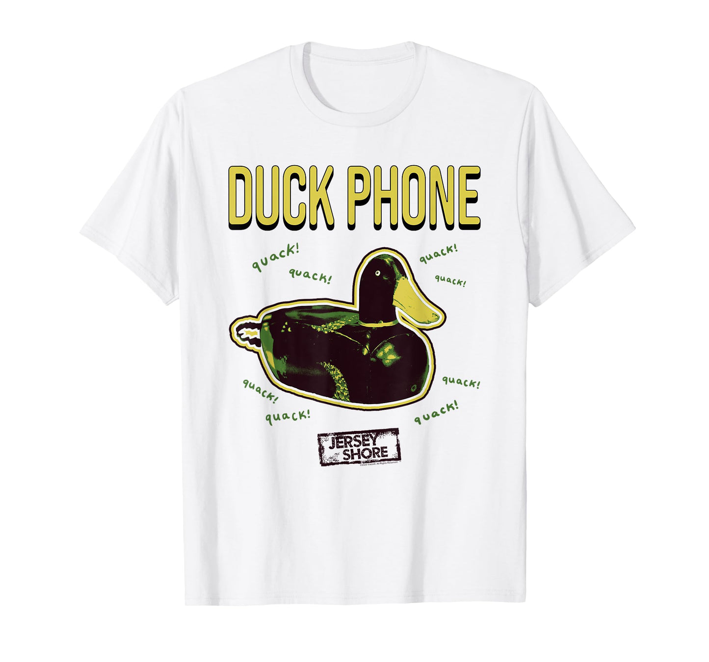 Jersey Shore Duck Phone Quack Quack Reality TV T-Shirt