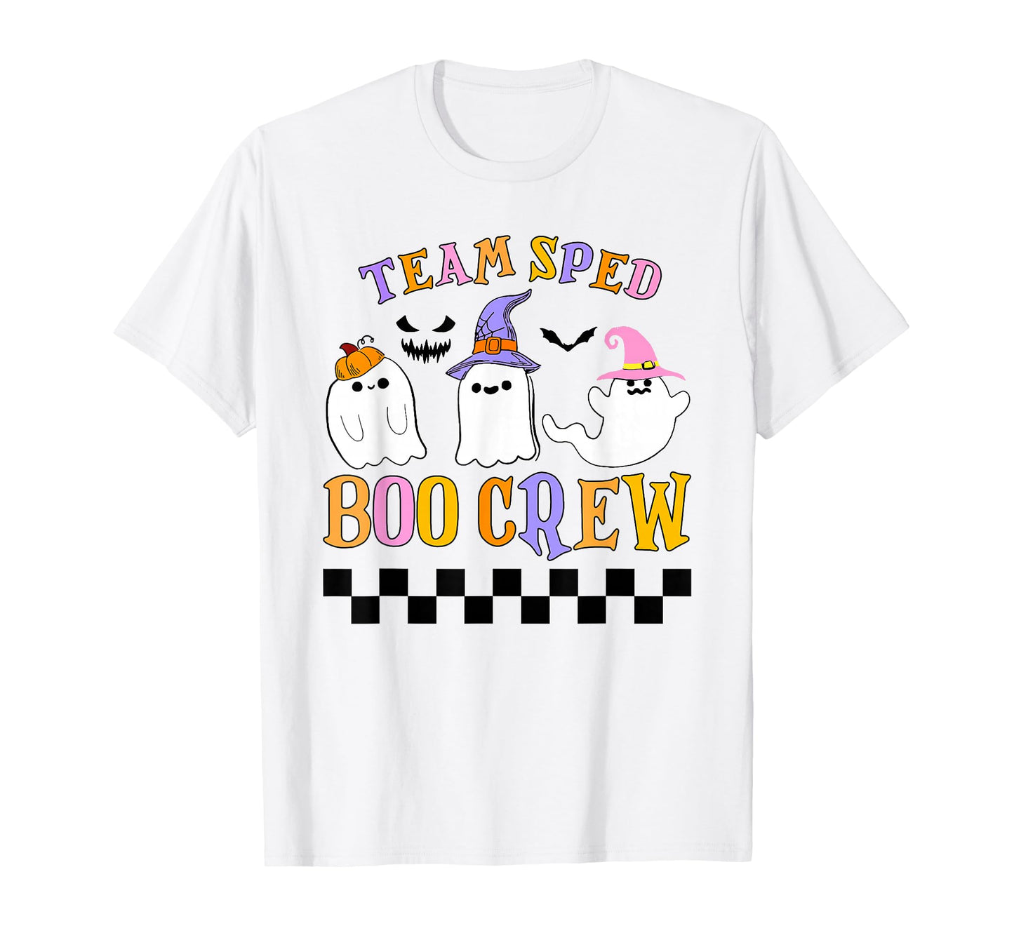 Team Sped Boo Crew Halloween Ghosts T-Shirt