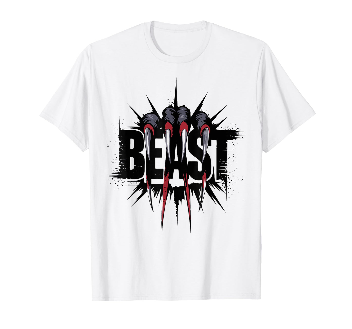Gym Workout Training Beast Fitness Weight Loss Exercise T-Shirt