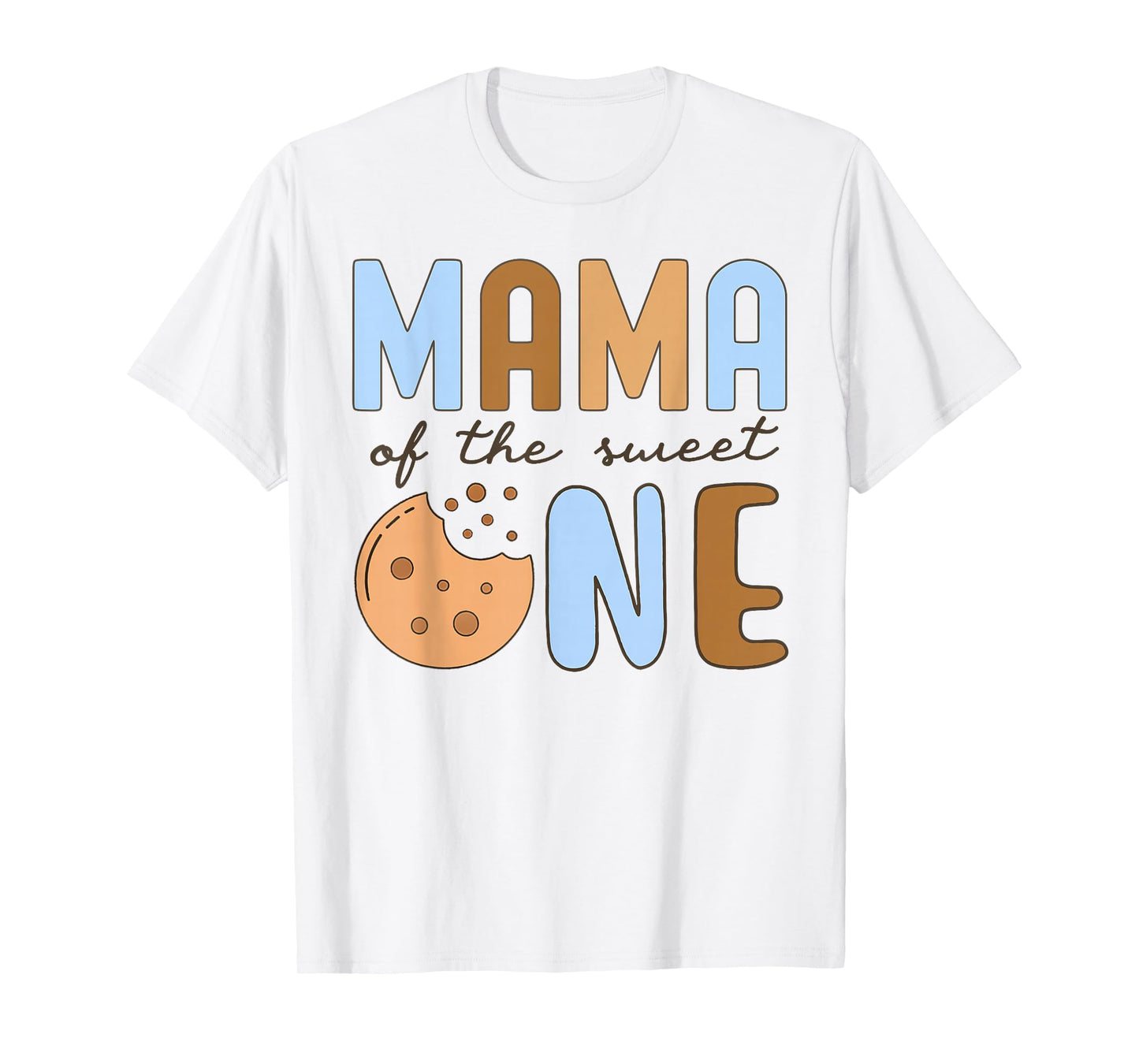 Mama Of The Sweet One Cookies and Milk 1st Birthday Family T-Shirt
