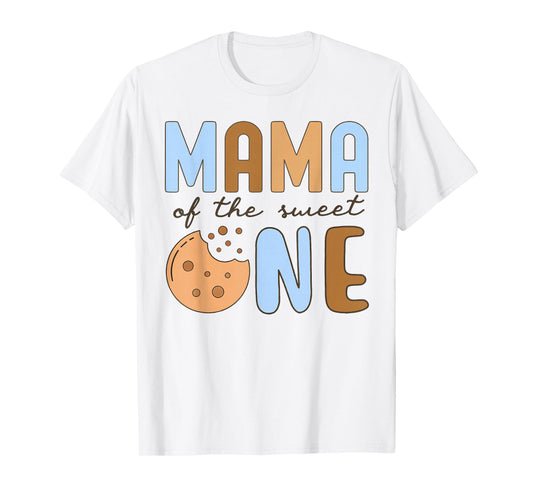 Mama Of The Sweet One Cookies and Milk 1st Birthday Family T-Shirt