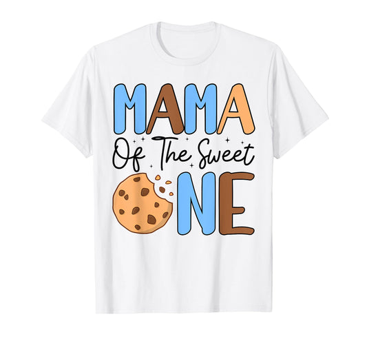 Mama Of The Sweet One Cookies & Milk 1st Birthday Family T-Shirt