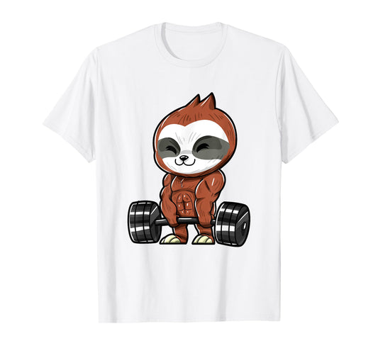 Funny Workout Gym Sloth Fitness Bodybuilding T-Shirt