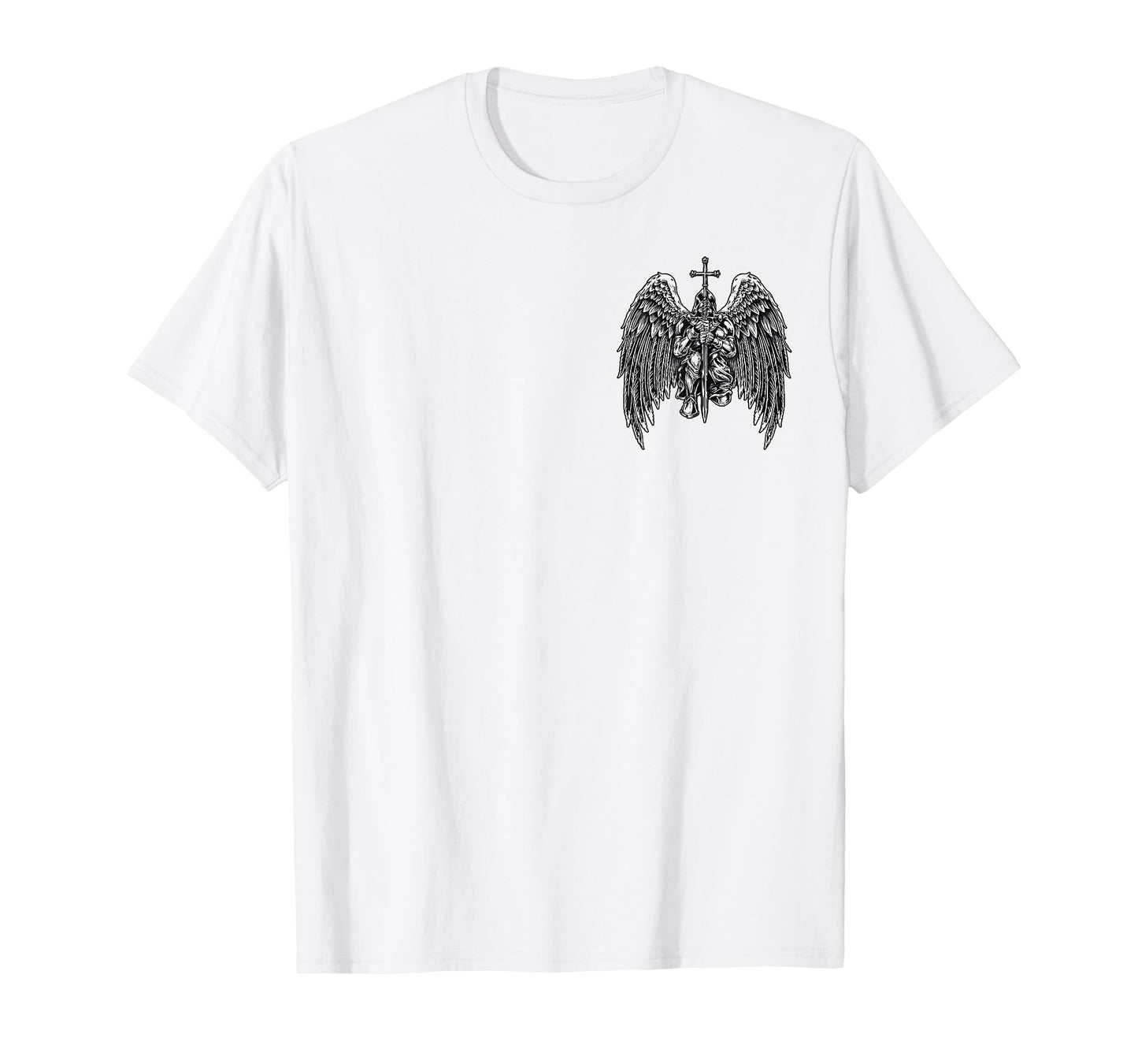 Saint Michael Defend Us In Battle (2 Sides) T-Shirt