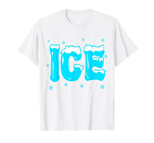 Funny Fire and Ice Costume Halloween 2024 Family Matching T-Shirt