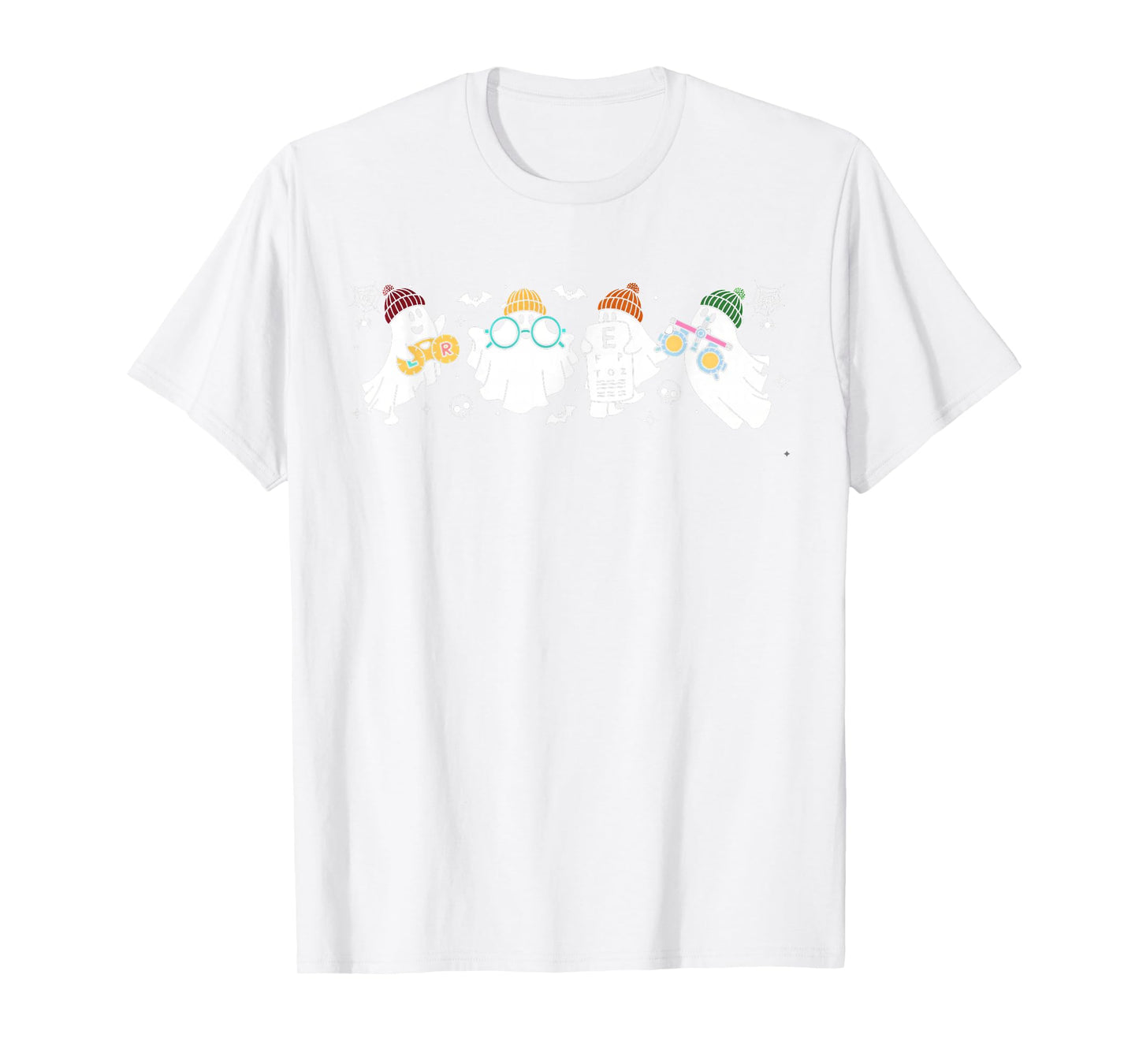 Optometry Optician Boo Ghost Halloween Vibes Spooky Season T-Shirt
