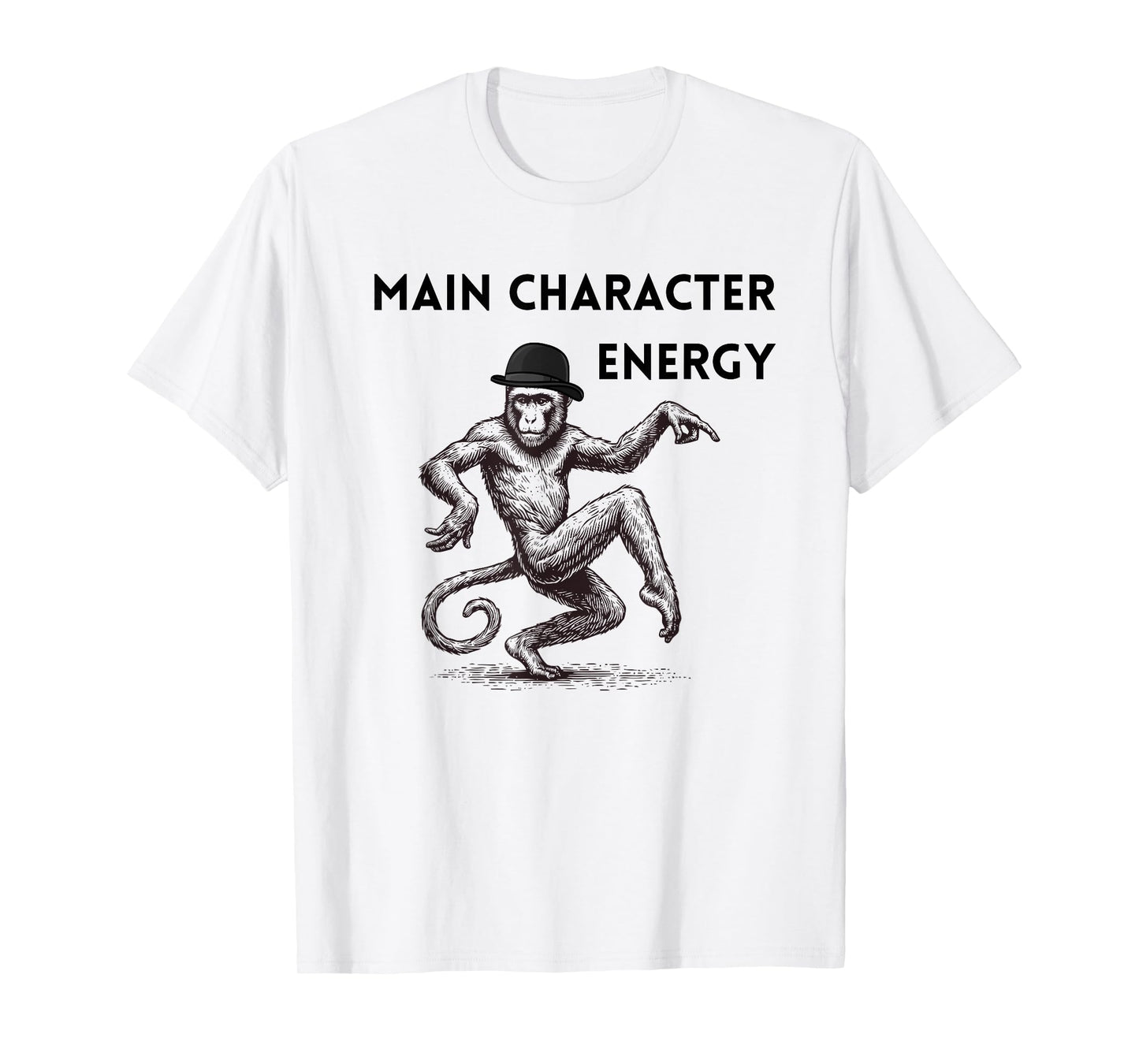 Monkey Dance Strut Main Character Energy Fosse Style T-Shirt
