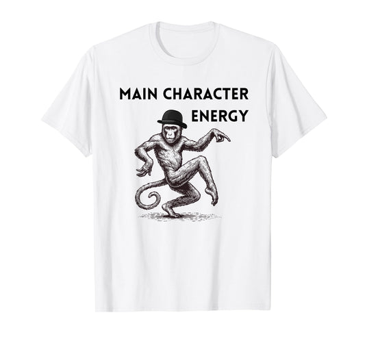 Monkey Dance Strut Main Character Energy Fosse Style T-Shirt
