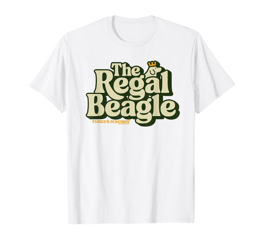 The Regal Beagle Vintage Three's Company 1980's Logo T-Shirt