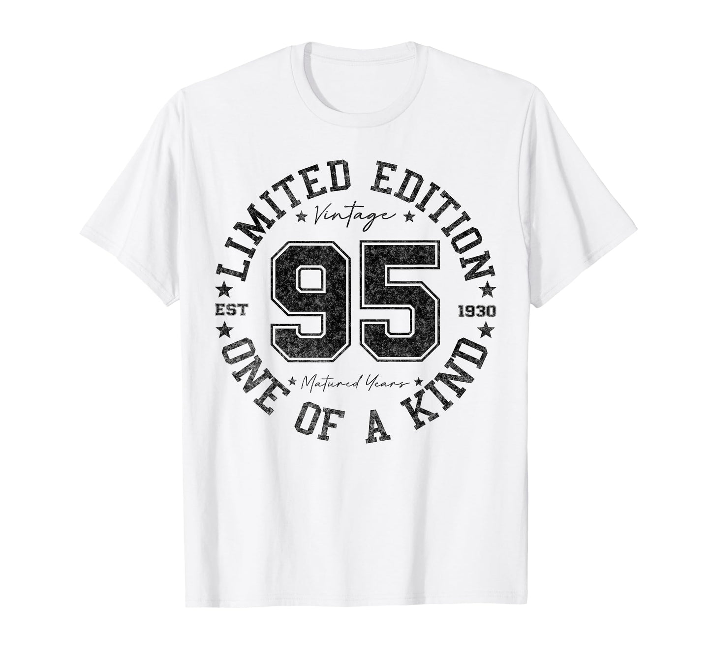 95 Year Old Gifts Vintage 1930 Limited Edition 95th Birthday T-Shirt