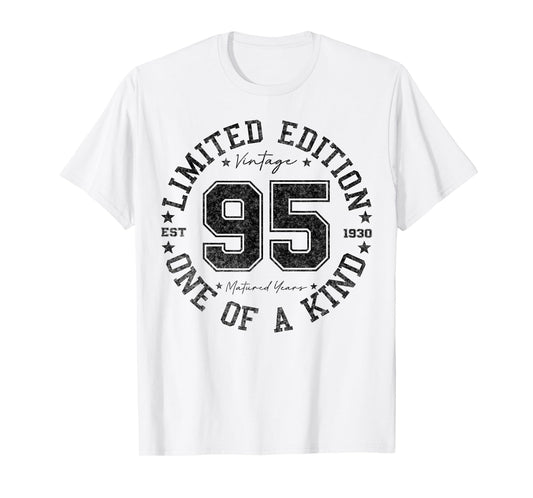 95 Year Old Gifts Vintage 1930 Limited Edition 95th Birthday T-Shirt