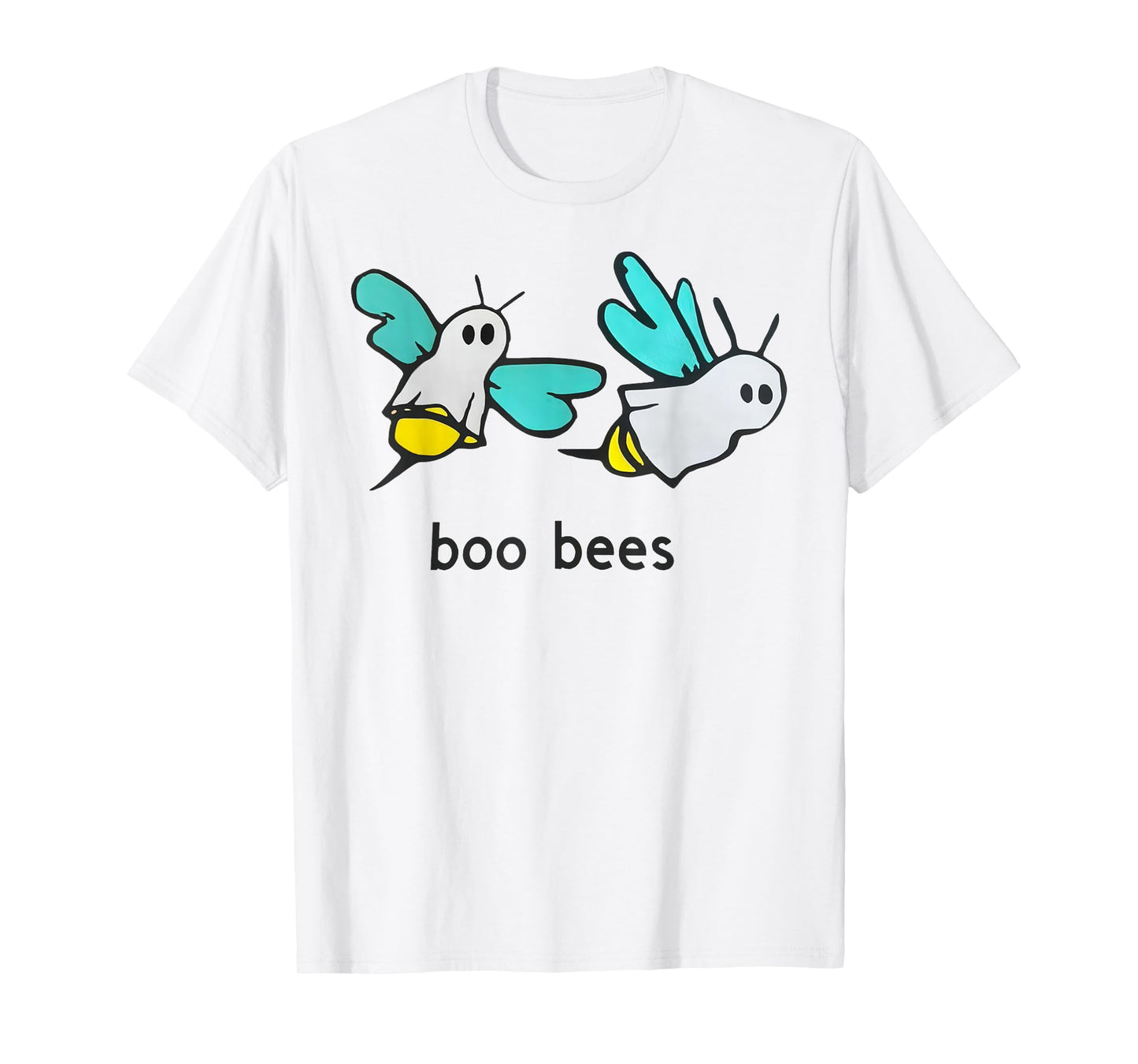 Halloween Boo Ghost Bees Funny Costume Pun Adult Humor Women T-Shirt
