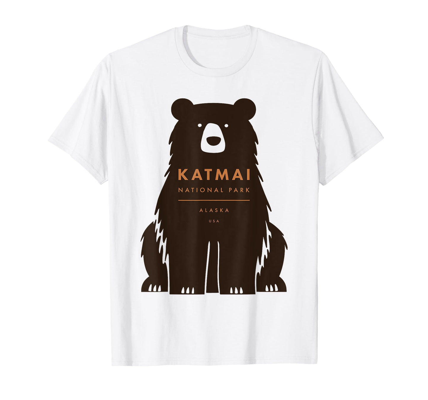Katmai National Park Alaska Retro Vintage Bear T-Shirt